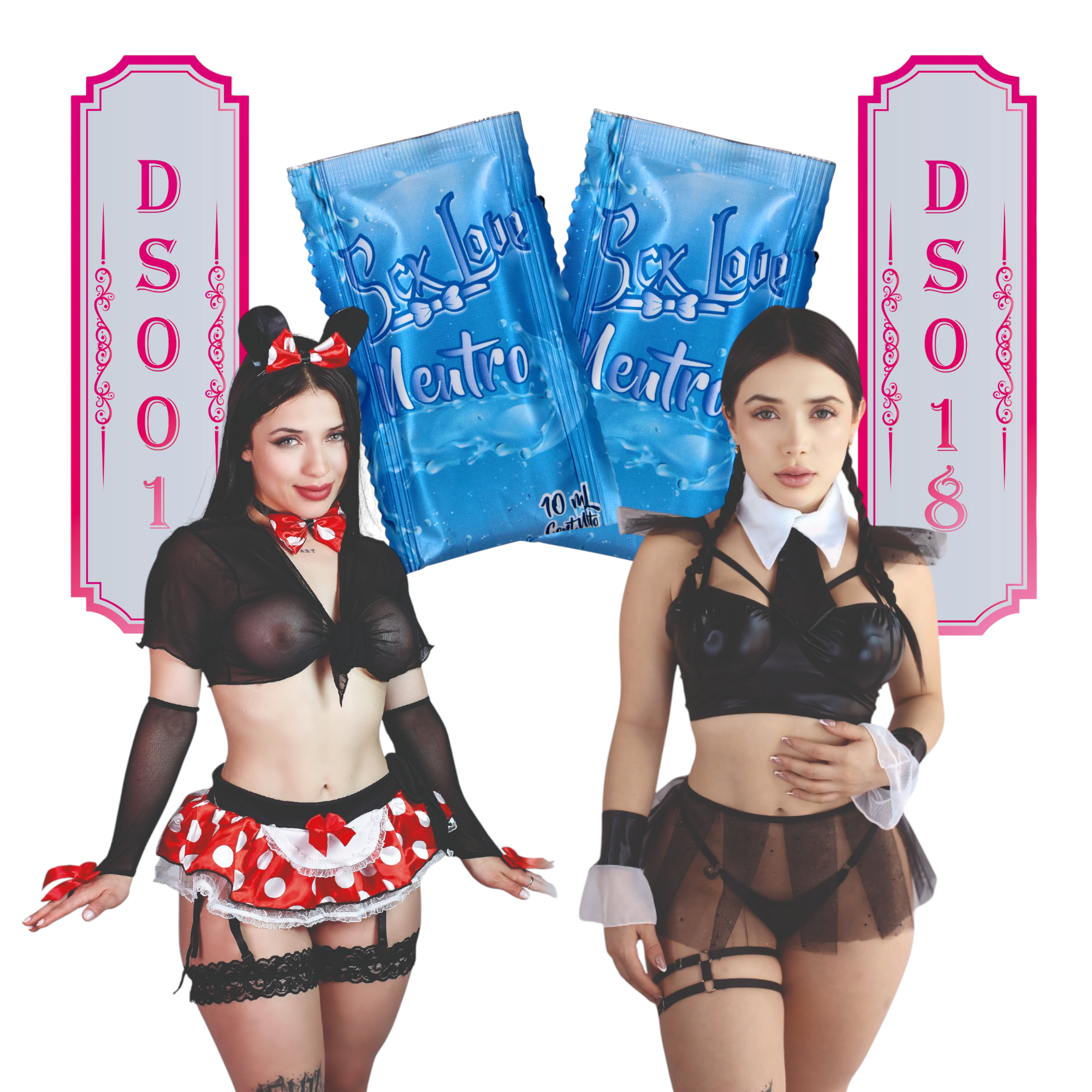 Disfraz Merlina y Mini + 02 NeutroSachet